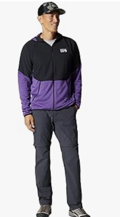Mountain Hardwear Men’s Convertible Cargo Pants Outdoor Hiking-D.Grey-38Wx31L