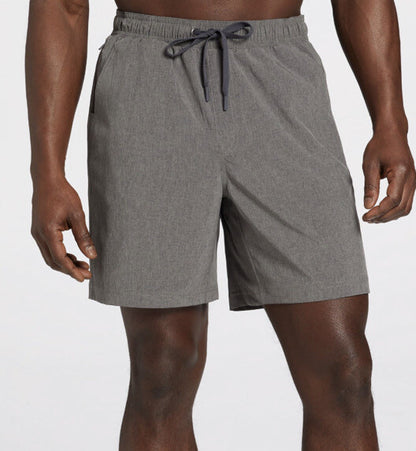 VRST Men's 7 Inch All-In Athletic Shorts-Warm Mushroom Heather-Small-New Tag $55