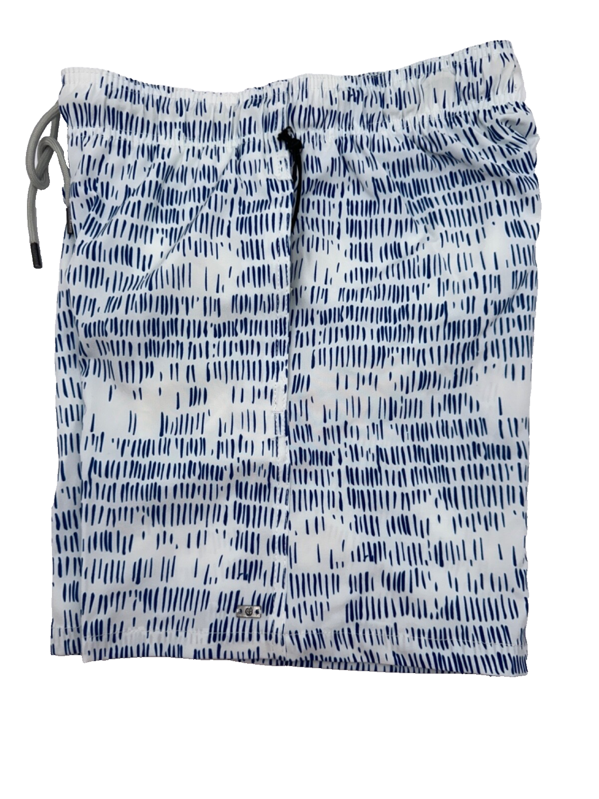 $64 Harmonqlo Men’s Samoa Swim Shorts 6” - White/Blue- Small - New With Tag