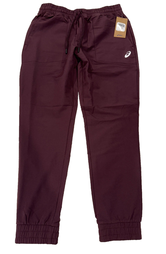 $45 Asics Men's Woven Jogger - Fudge Brushed Rust - Medium - New With Tags