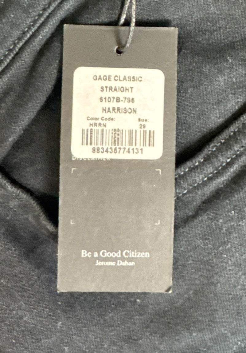 $224 Citizens Of Humanity Men’s Gage Classic Straight Jeans-Harrison-29Wx33L