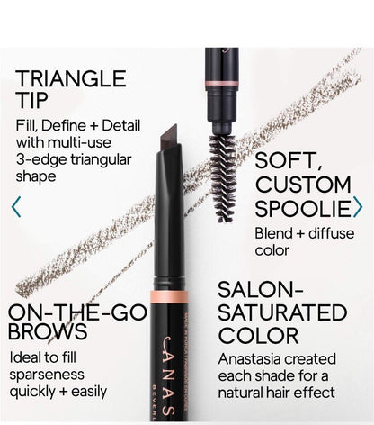 Anastasia Beverly Hills Brow Studio Kit Mini Brown Gel + Pencil Set- Great Deal!