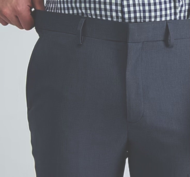 Haggar Men’s Perfect Fit Comfort Straight Slim Fit Dress Pants- Ink - 32Wx34L
