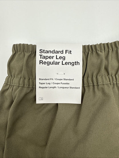 $70 Nike Men’s Club Woven Taper Pant Lifestyle HJ1997-222-Khaki-Small-New Tags