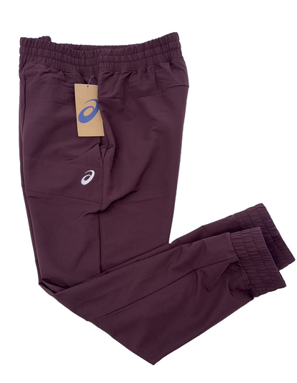 $45 Asics Men's Woven Jogger - Fudge Brushed Rust - Medium - New With Tags