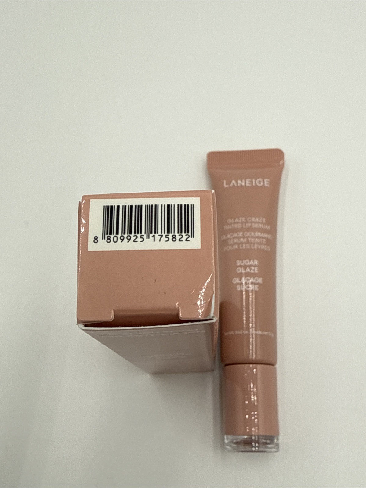 LANEIGE Glaze Craze Tinted Lip Serum SUGAR GLAZE 0.42 oz / 12 g NIB