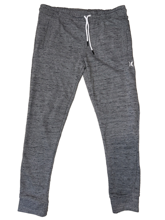 $45 Hurley Men's Loungewear Jogger Pants - Grey - Small - New With Tags