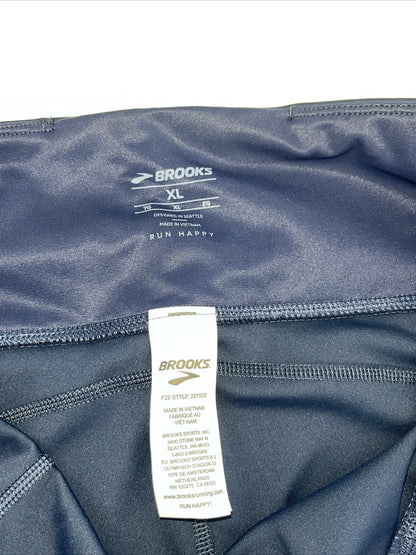 $95 Brooks Women’s Method 3/4 Tights - Navy - XLarge - New With Tags