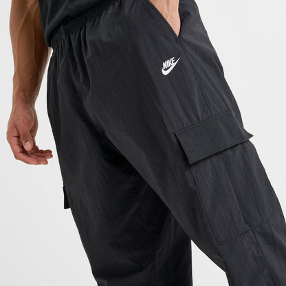 $70 Nike Men’s Club Woven Cargo Parts - Black/White - Medium - New With Tags