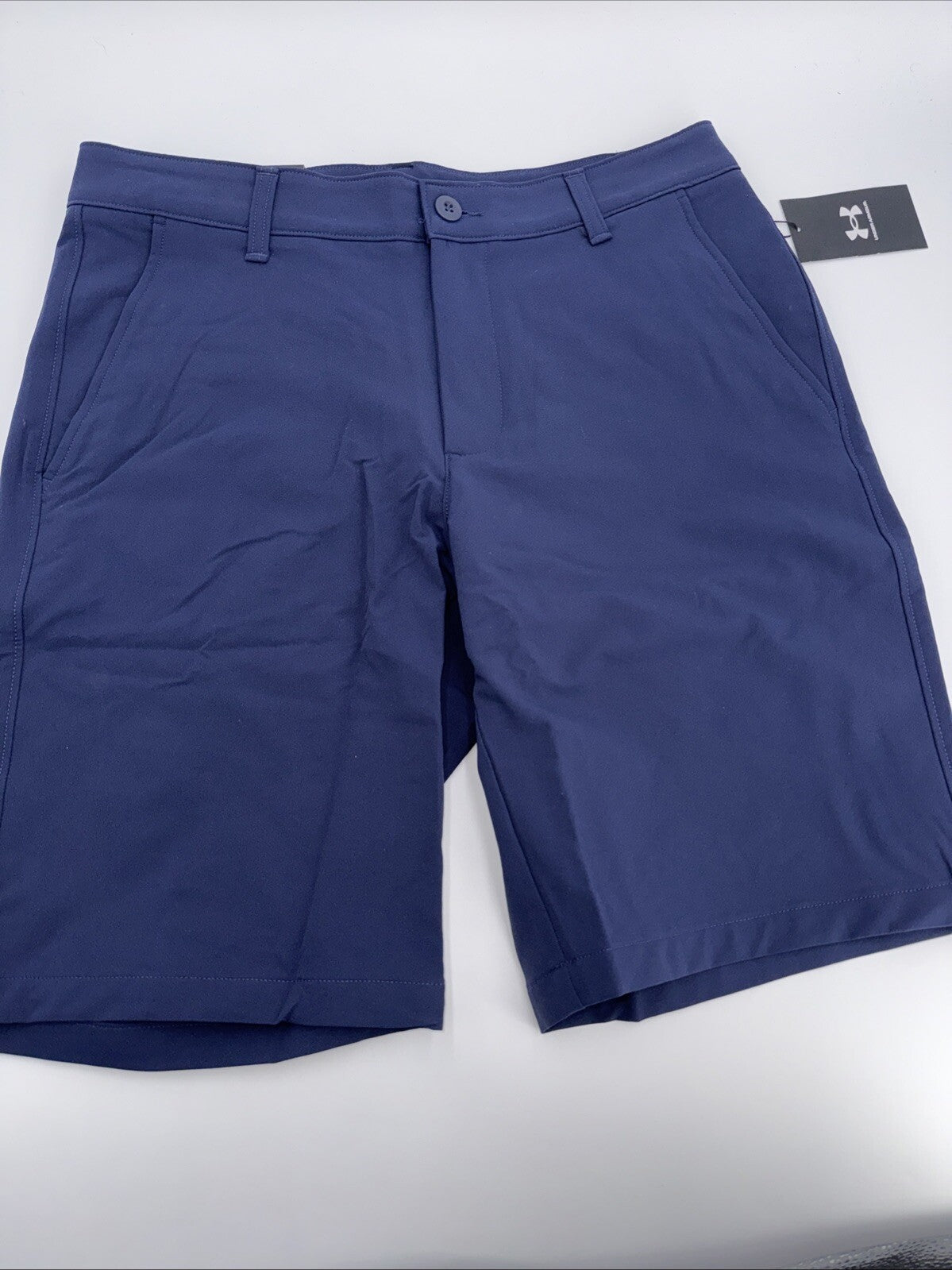$60 Under Armour Men's Wicking Matchplay Tech Golf Shorts -Navy- Size 38W - New