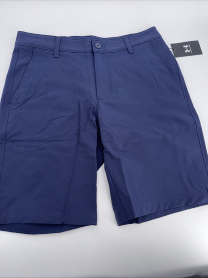 $60 Under Armour Men's Wicking Matchplay Tech Golf Shorts -Navy- Size 38W - New