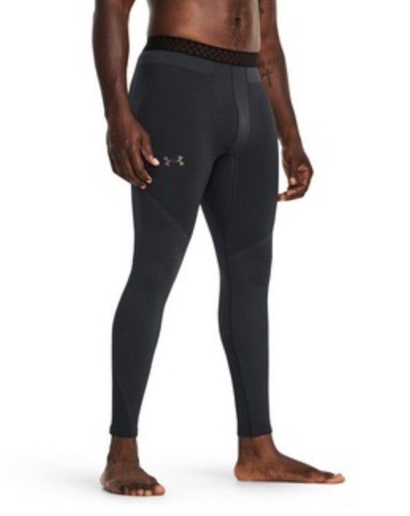 $100 Under Armour Men’s Rush Sl Legging Baselayer Bottoms- Black- Medium-New Tag