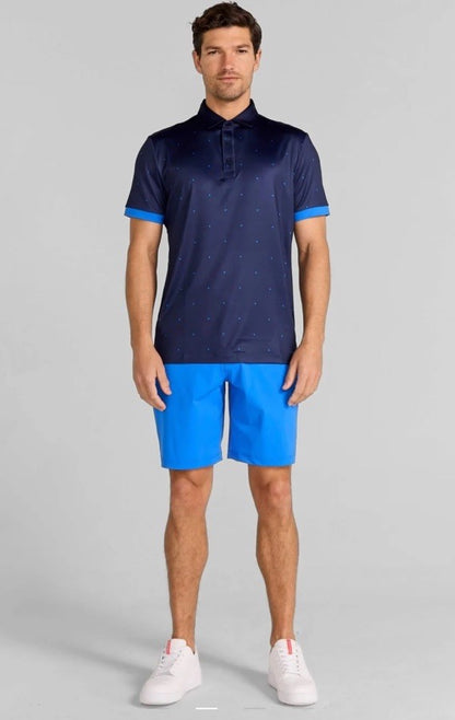 $110 Redvanly Men’s Ramey Golf Performance Polo Shirt-Midnight Navy-XLarge-New