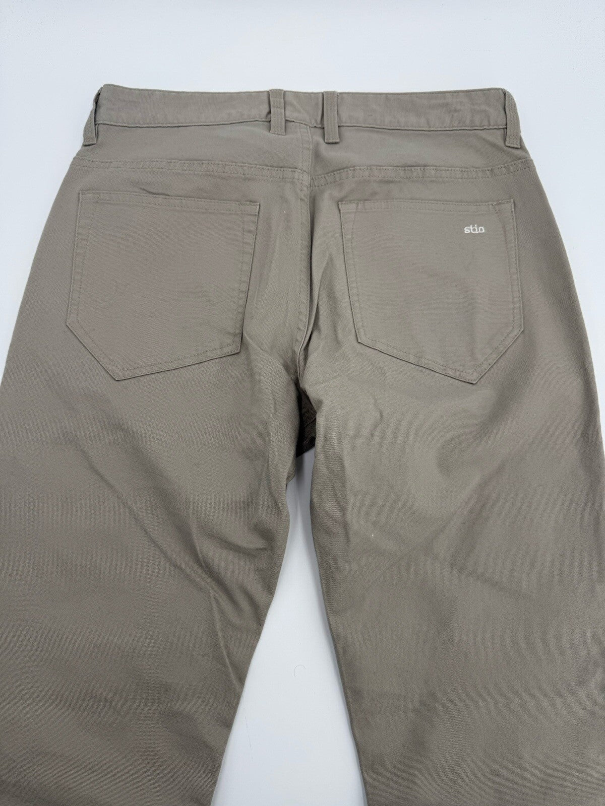 $100 Stio Men’s Organic Rivet Canvas Utility Pants- Talus- Size: 30 Long -New