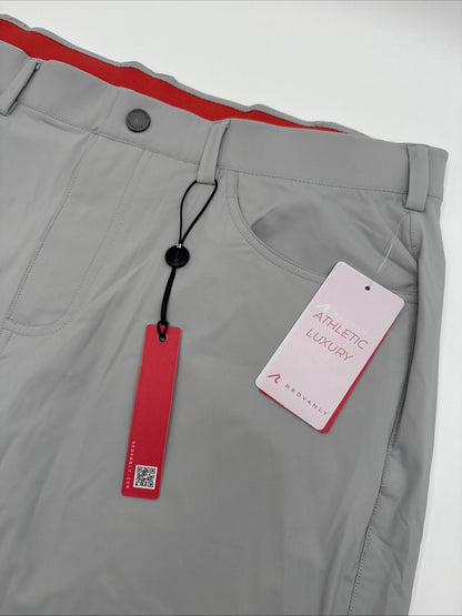 $140 Redvanly Men’s Kent Golf Pants - Glacier Gray -XLarge-- New With Tags
