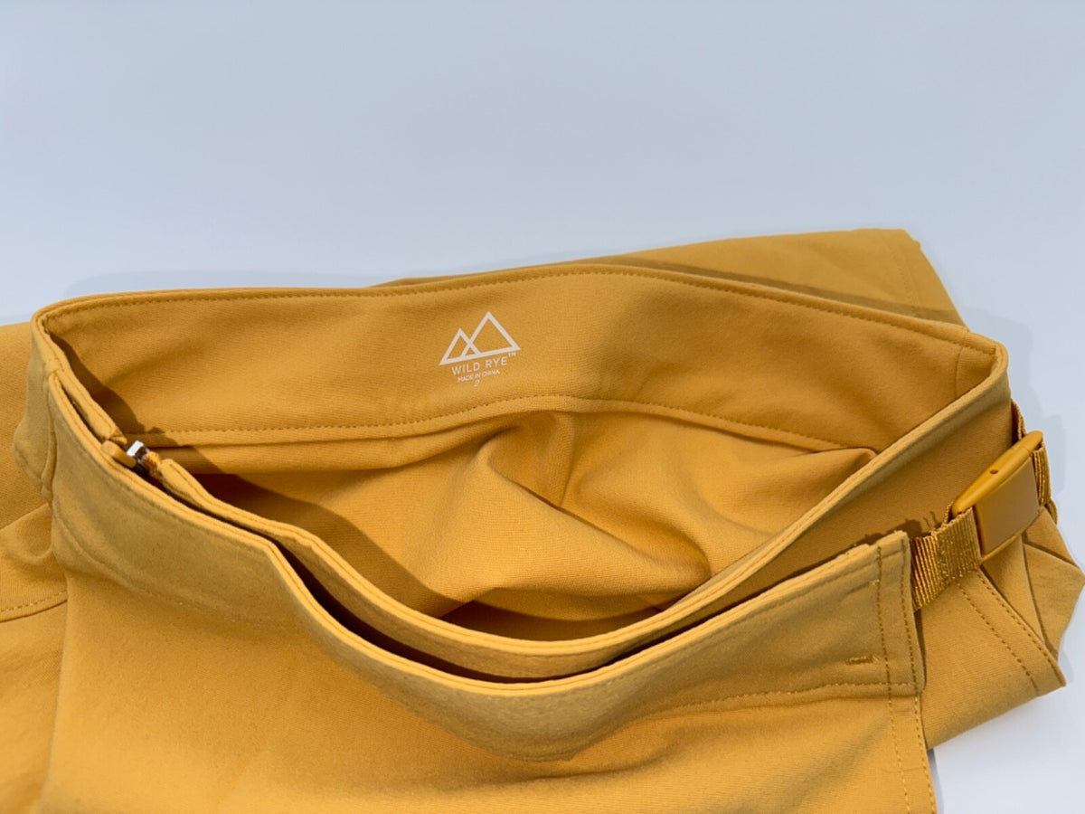 $99 WILD RYE Women’s Estelle Skirt - BTMESKGDN2 - Golden Yellow - Size 2 - New