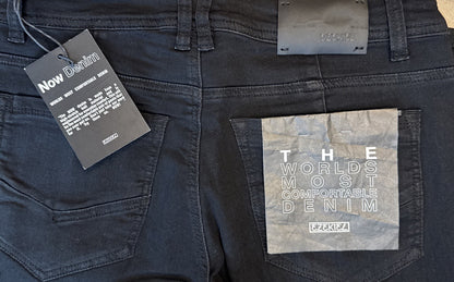 Ezekiel Men’s Tinker Five Pocket Straight Leg Pants Denim Jeans- Black- 29Wx32L