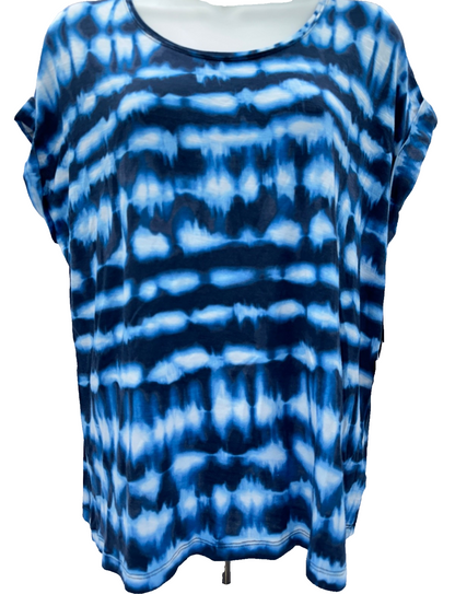 Simply Vera by Vera Wang Women’s Dye Top -Navy Blue - Small - New With Tags