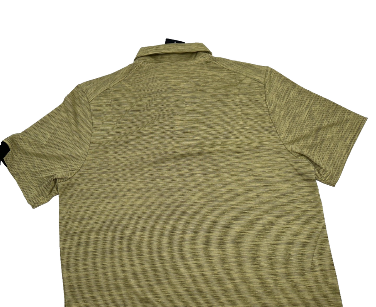 $65 Oakley Men’s Gravity Pro Polo- Yellow/Blackout Heather-Small- New With Tags