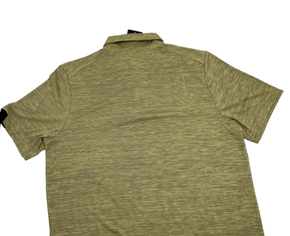 $65 Oakley Men’s Gravity Pro Polo- Yellow/Blackout Heather-Small- New With Tags