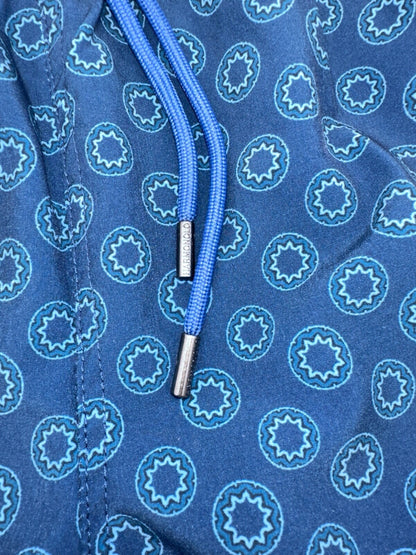 $64 Harmonqlo Men’s Sumba Swim Trunks 6” - Blue - Small - New With Tags