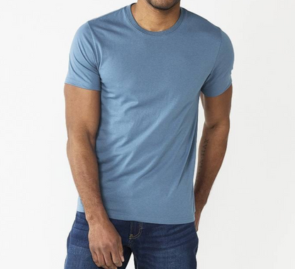 Sonoma Men’s Short Sleeve Crewneck T Shirt  - Dark Sky - Medium - New