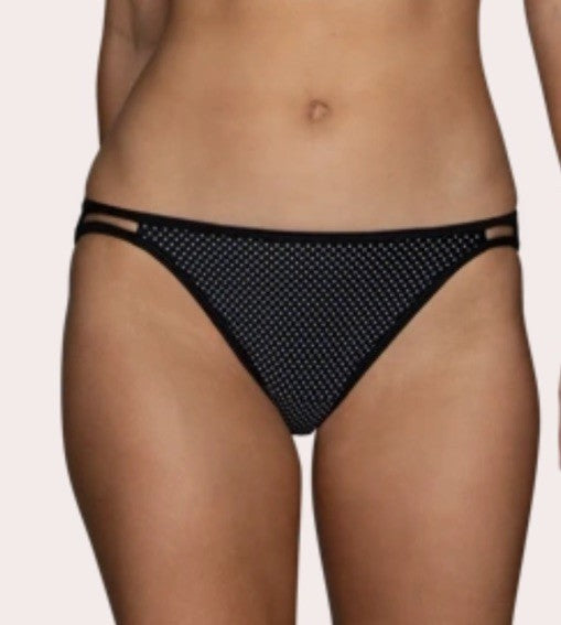 $40 Vanity Fair String Bikini Panty (Pack Of 3)-Colors As Shown-18108-6/Medium