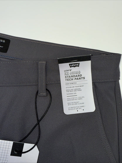 $69 Levi’s XX Chino Standard Tech Men’s Pants- Charred Grey- 36W 30L-New Tags
