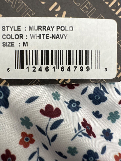 $68 Swannies Golf Men’s Murray Polo Shirt - White - Medium - New With Tags