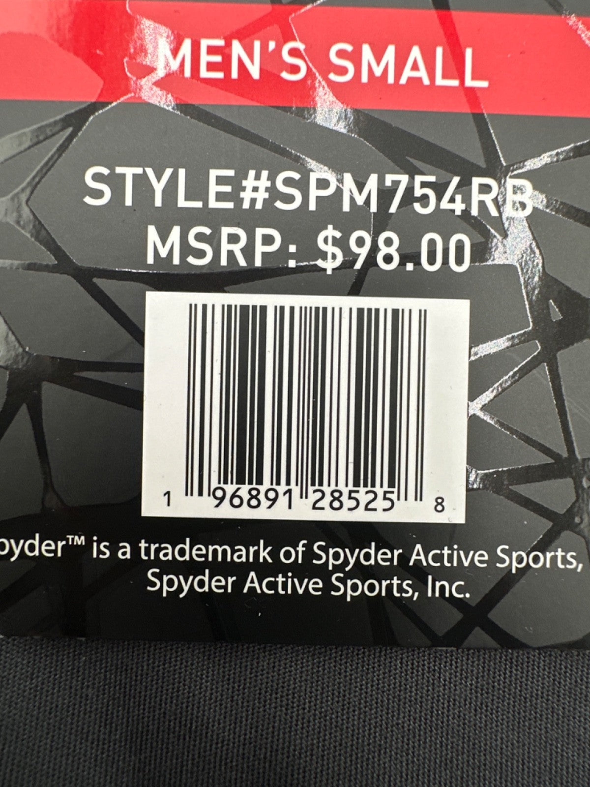 $98 Spyder Active Men's Jogger Pants - Grey - Small - New With Tag