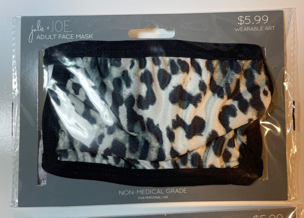 Lot Of 3 Julie & Joe Women ADULT FACE MASK - Assorted Styles - 3 pc
