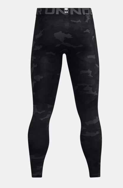 Under Armour Men's ColdGear Infrared Printed Leggings 1381747-Black Camo-XLarge
