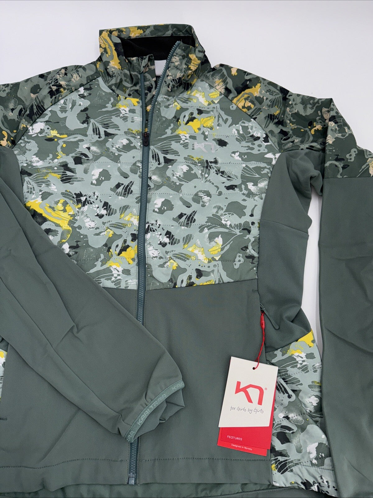 $130 Kari Traa Women’s Ragna Jacket Casual Training- Murk Green- Medium- New