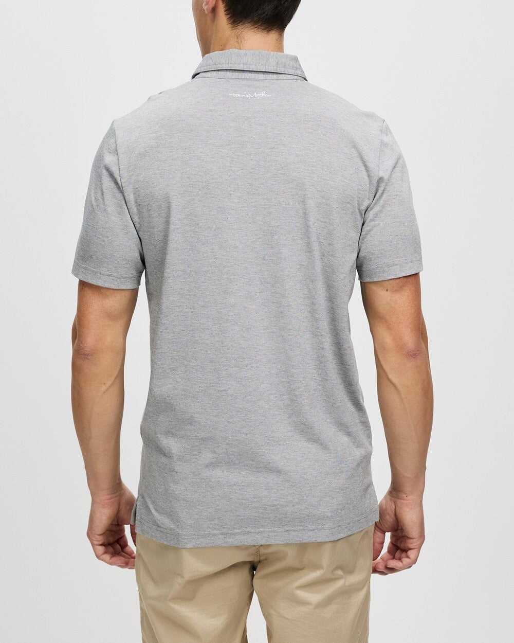 $90 Travis Mathew Men’s Zinna Golf Polo - Heather Grey - Small - New With Tags