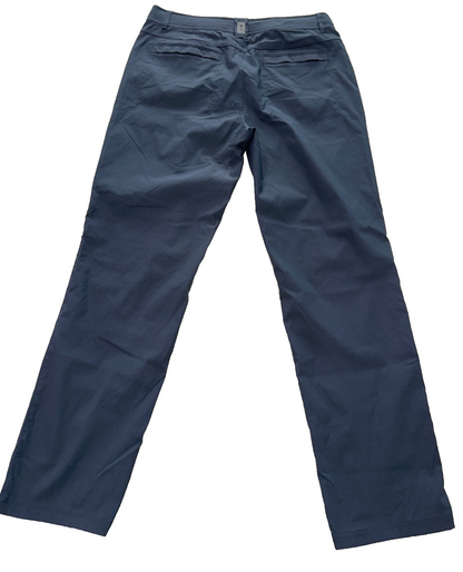 $80 Free Country Men's Stretch Casual Pants - Blue Steel - Size 34W x 32L - New