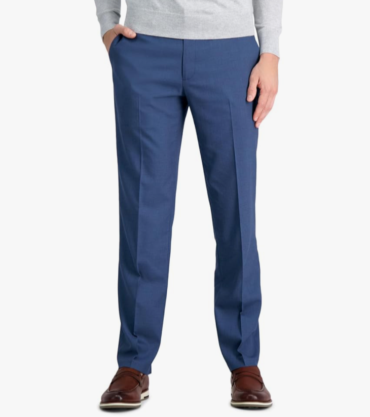 $60 J.M. Haggar Men’s- Stretch Pant- Chambray - 32Wx30L - New with tag