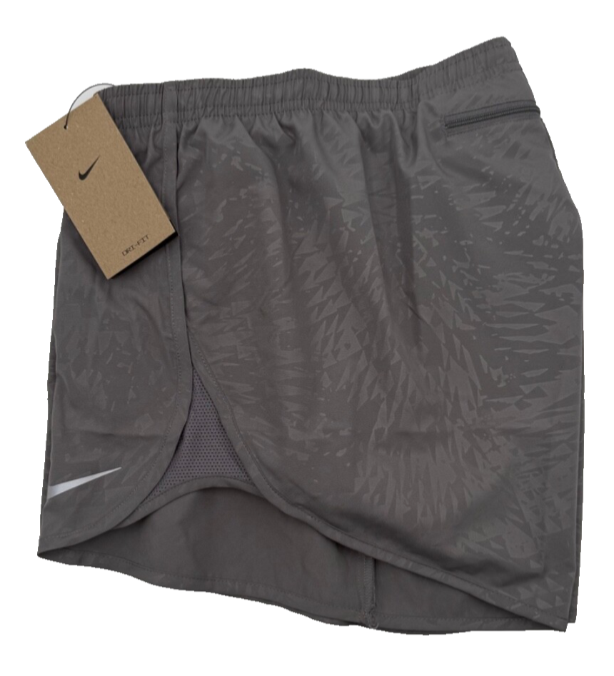 $40 Nike Women’s-Brief Lined Running Shorts-Grey-Large-New Tag