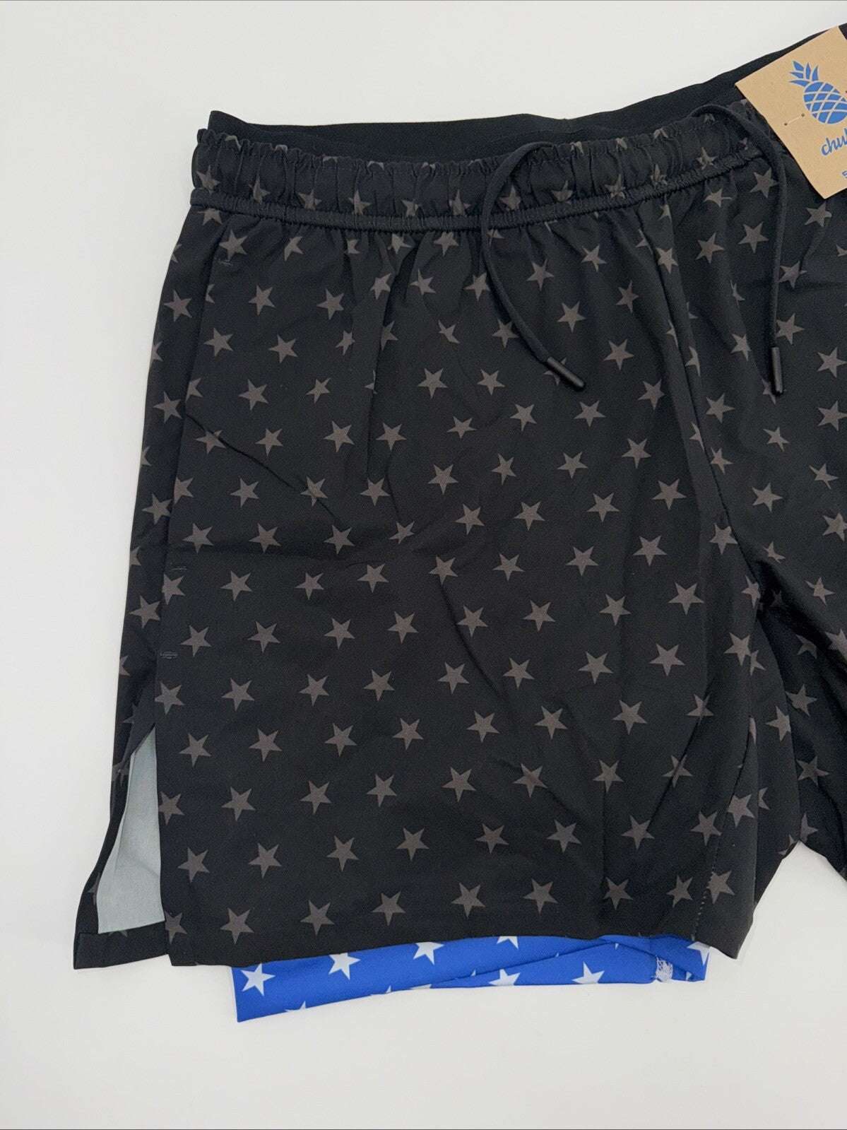 $80 Chubbies Men’s The Danger Zone 5.5” Ultimate Training Shorts-Black-Small