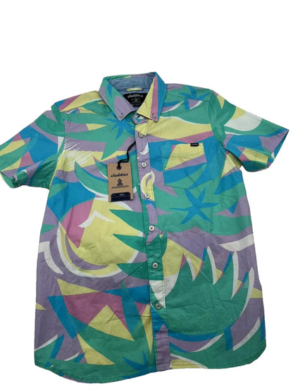 Chubbies Men’s Shirt The Surfside Friday Shirt-Multi -Small - New Tag $65