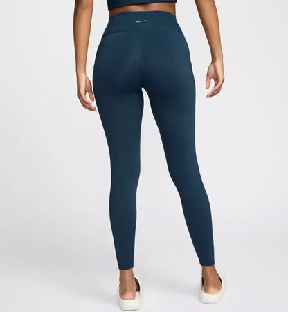 $60 Nike Women's Training Leggings - FN3241478 - Teal - Medium - New With Tags