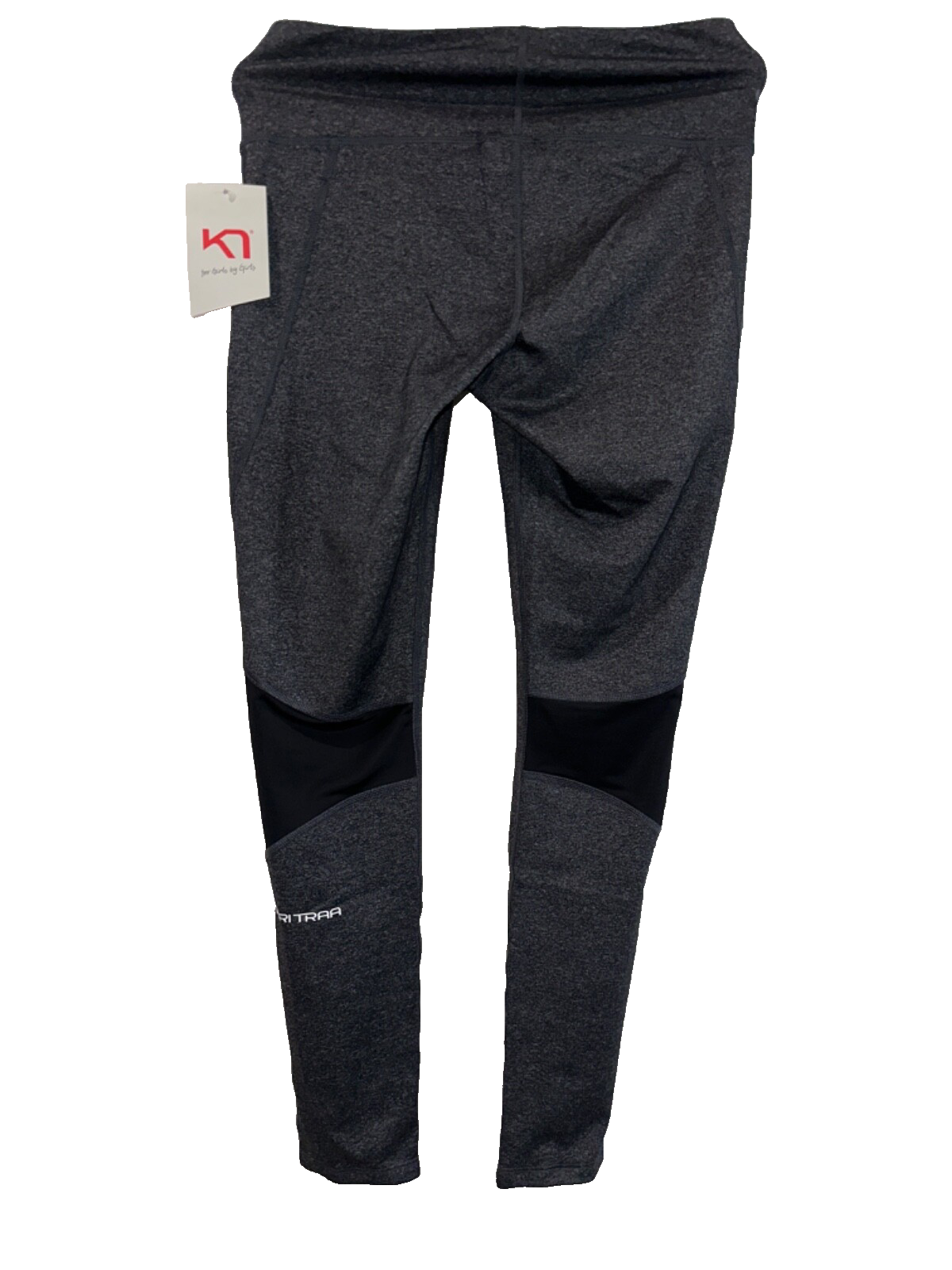 $95 Kari Traa Women's Julie High Waist Tights - Black - XLarge - New With Tag