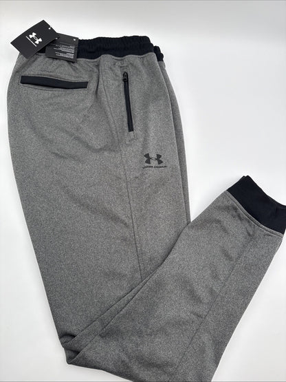 $60 Under Armour  Men’s Tricot Performance Joggers- Grey - Medium- New with tag