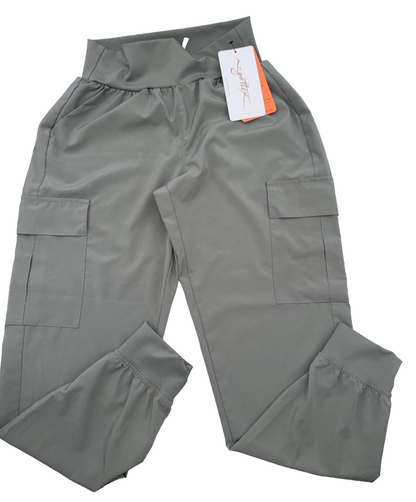 $79 Gottex Women's Cargo Pants - Grey Sage - Medium - New With Tags