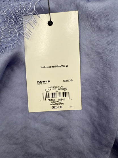Nine West Women’s-Woven Cami Top -Lavender- XSmall-New Tag