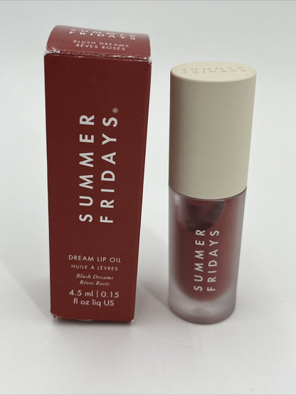 Summer Fridays BLUSH DREAMS Dream Lip Oil 0.15oz New Release - NEW IN BOX