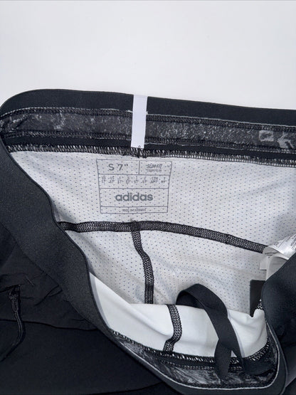 $75 Adidas Men’s 7 " WO POW 2IN1 Compression Shorts- Black/Black- Small-New