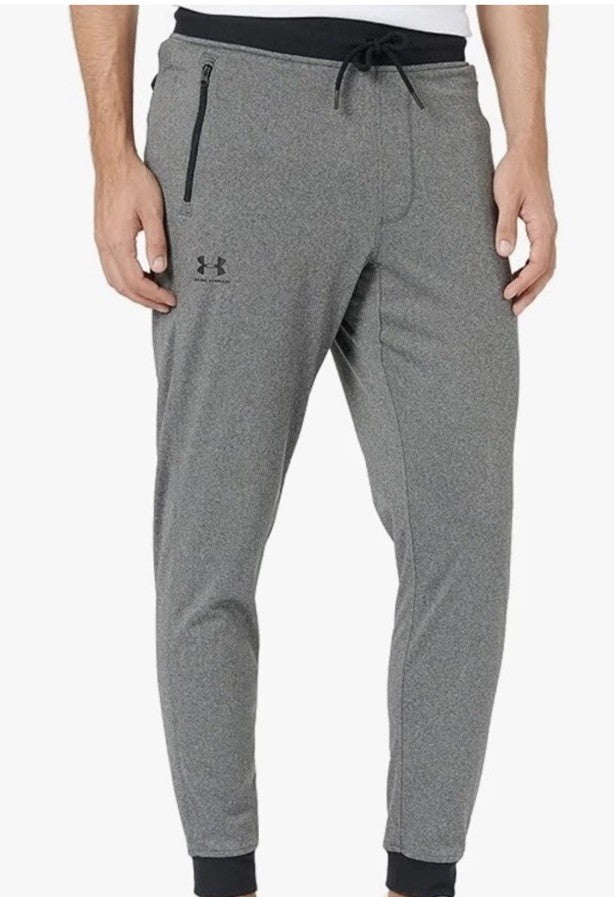 $60 Under Armour  Men’s Tricot Performance Joggers- Grey - Medium- New with tag