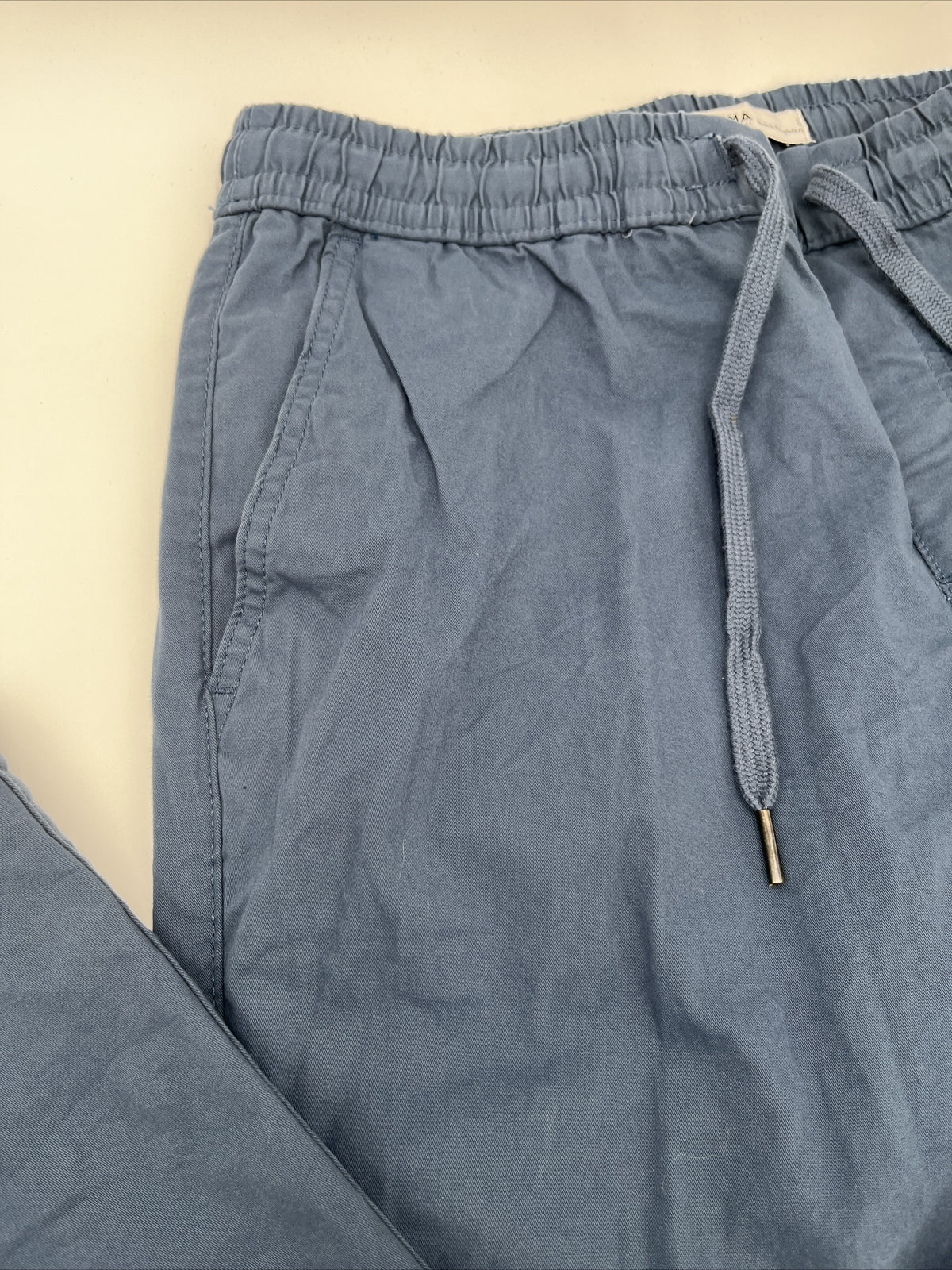 Sonoma Men’s Slim Fit Pull On Drawstring Pants - Turnberry Blue- Small- New Tag