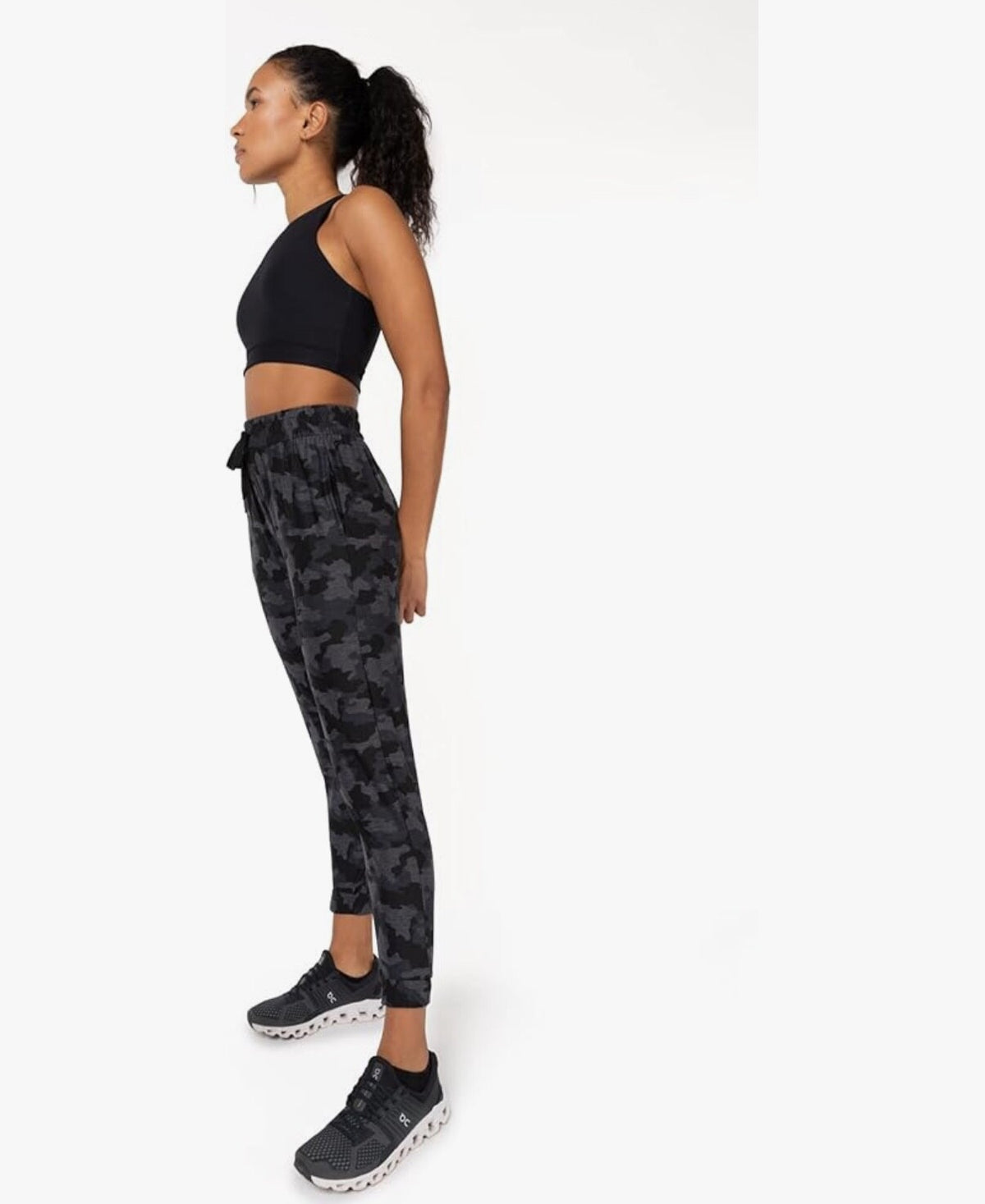 $64  Kyodan Women’s-Camo Joggers-Black Camo-Medium-New With Tags