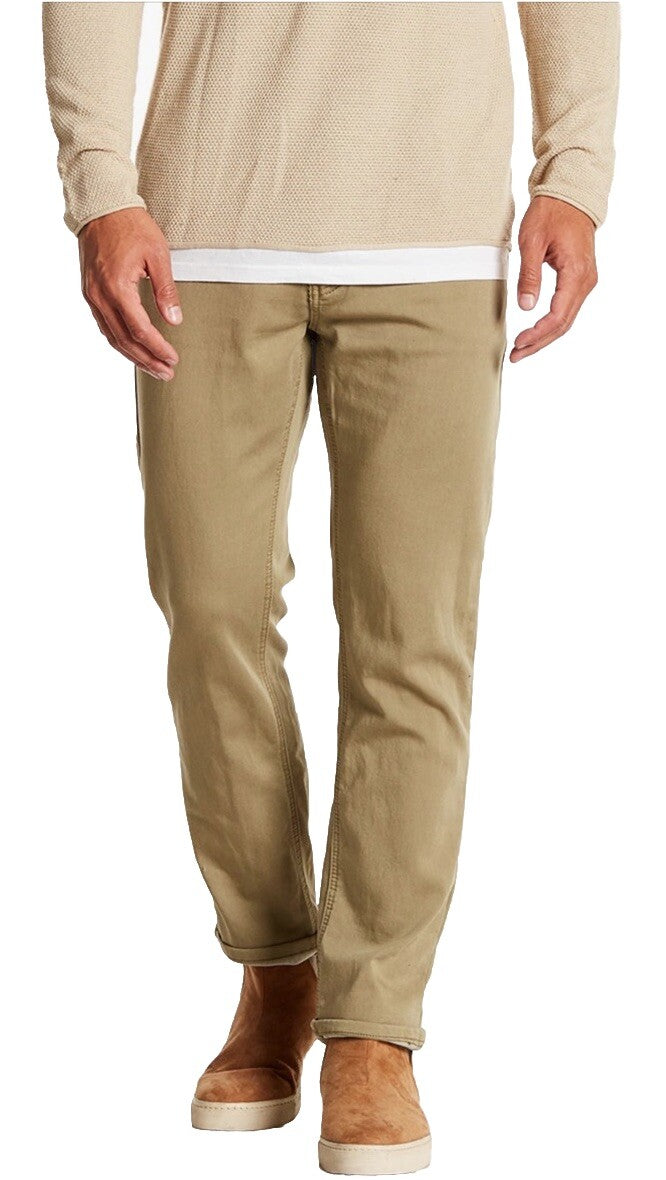 Ezekiel Men’s Tinker Five Pocket Straight Leg Pants Jeans - Dark Khaki- 29Wx32L